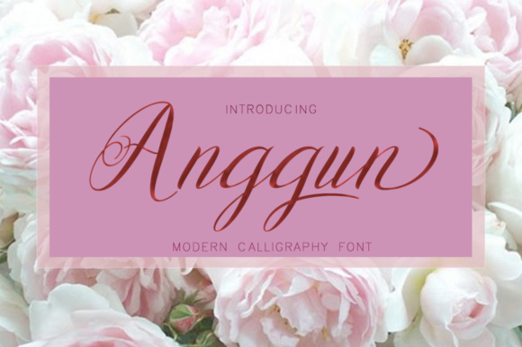 Anggun Script: A Modern Font for Elegant Design and Creative Expression