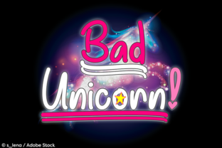 Bad Unicorn: A Handwriting Font That Makes a Bold Statement