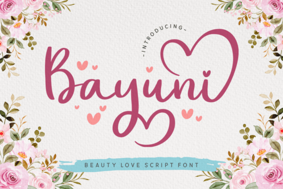 Bayuni Script Font: Elegant and Classy for Creative Projects