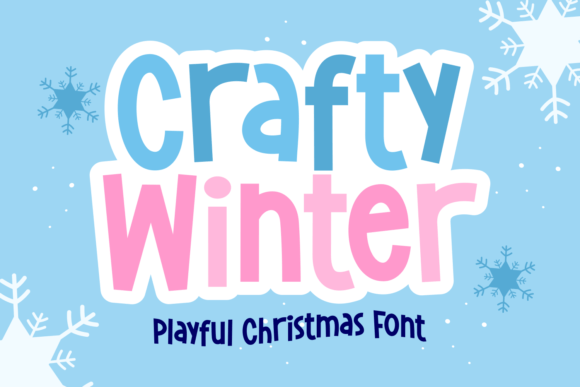 Crafty Winter: A Whimsical Font for Holiday Creativity