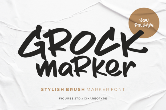 Grock Marker: A Stylish Brush Font for Modern Creativity