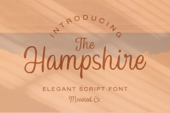 Hampshire: A Chic Script Font That Elevates Creativity