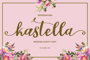 Kastella: A Modern Script Font for Creative Expression