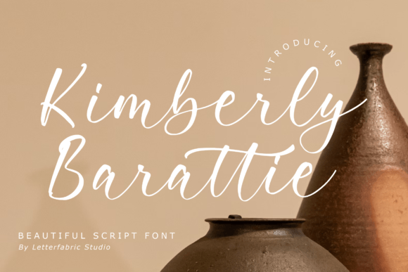 Kimberly Barattie – A Beautiful Script Font for Creative Projects