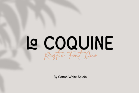 La Coquine: A Rustic Font with Timeless Charm