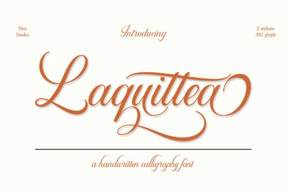 Laquittea: A Timeless Script Font for Modern Design