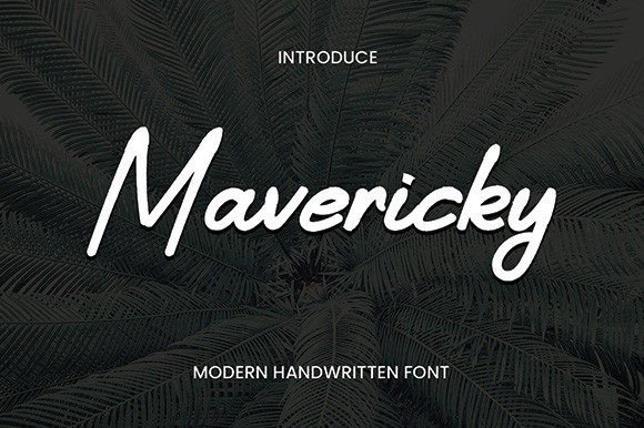 Mavericky Font: A Bold Choice for Creative Expression