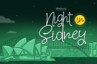 Night in Sidney: A Versatile Script Font for Creative Projects