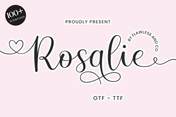 Rosalie Font: A Sweet Touch for Creative Projects