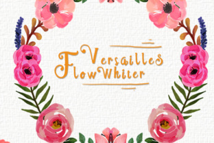 Versailles Flow Whiter: A Versatile Casual Script Font for Modern and Vintage Designs